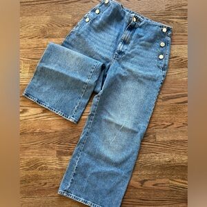 Zara bright Blue Denim Jeans